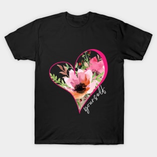 Love Yourself Self Love Happy Valentine’s Day Design T-Shirt